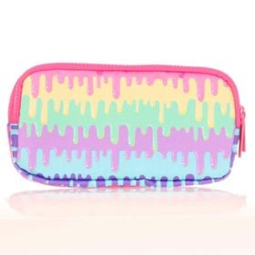 Kaukko L8163 Cube Ice Cream Pembe Kids 3 Bölmeli Kalem Çantası