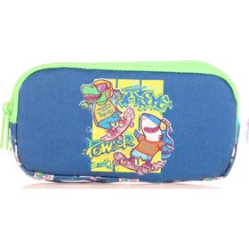 Kaukko L8177 Cube Xtreme Mavi Kids 3 Bölmeli Kalem Çantası
