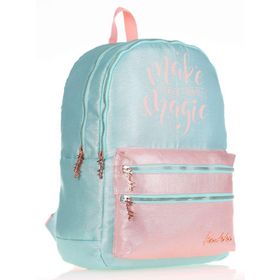 Kaukko Simli Kumaş Sparkle Duble Mint Okul Sırt Çantası
