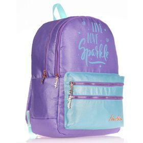 Kaukko Simli Kumaş Sparkle Koyu Lila Okul Sırt Çantası