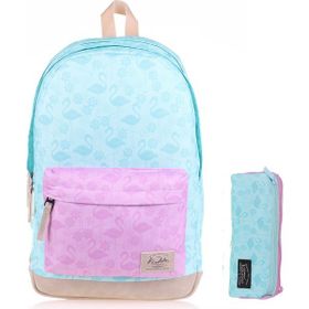 Kaukko Wichlight Flamingo Sırt Çantası ve Kalem Çantası
