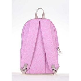 Kaukko Wichlight Pembe-Mor Çiçek Desenli Okul Ve Günlük Sırt Çantası