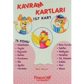 Kavram Kartları 127 Kart - Yumurcak Yayınları