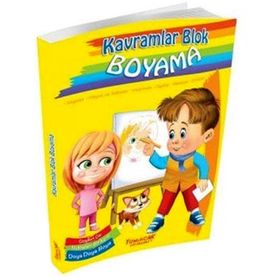 Kavramlar Blok Boyama Yumurcak Yayınları Kalın Boyama Kitabı