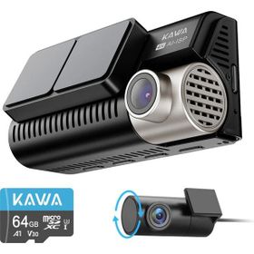 Kawa D11 4K 1080P Sony Starvis Sensörlü Yapay Zeka Destekli Wi-Fi 2 Kameralı Ön Arka GPS'li Araç Kamerası