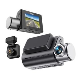 Kawa D7 4K 1080P HDR Wi-Fi 6 GPS'li 2 Kameralı Ön ve Arka Araç Kamerası ve 64 GB Hafıza Kartı