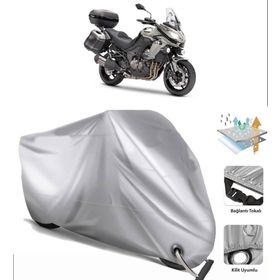 Kawasaki Klz 1000 Versys Arka Çanta Uyumsuz Ultra Kalın Su Geçirmez Motor Brandası