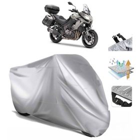 Kawasaki Klz 1000 Versys Arka Çanta Uyumsuz Ultra Kalın Su Geçirmez Motor Brandası