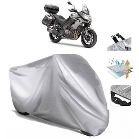 Kawasaki Klz 1000 Versys Arka Çanta Uyumsuz Ultra Kalın Su Geçirmez Motor Brandası