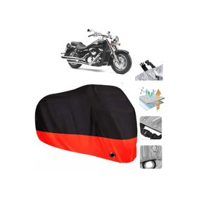 Kawasaki VN 1600 Arka Çanta Uyumsuz Ultra Kalın Su Geçirmez Motor Brandası
