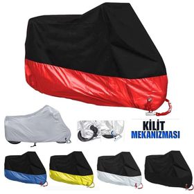 Kawasaki VN 1700 Voyager Gri Çantalı Motosiklet Motor Koruma Brandası
