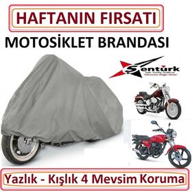 Kawasaki VN 900 Arka Çanta Uyumsuz Ultra Kalın Su Geçirmez Motor Brandası