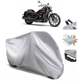 Kawasaki VN 900 Arka Çanta Uyumsuz Ultra Kalın Su Geçirmez Motor Brandası