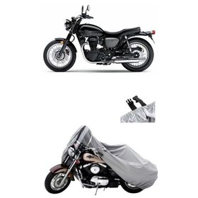Kawasaki W 800 Arka Çanta Uyumsuz Ultra Kalın Su Geçirmez Motor Brandası