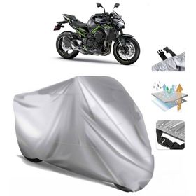 Kawasaki Z 900 Turuncu Reflektörlü Gri Motosiklet Brandası