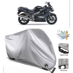 Kawasaki ZZR 1200 Arka Çanta Uyumsuz Ultra Kalın Su Geçirmez Motor Brandası