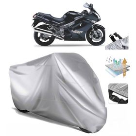 Kawasaki ZZR 1200 Arka Çanta Uyumsuz Ultra Kalın Su Geçirmez Motor Brandası