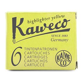 Kaweco 10001220 Neon Sarı 6'lı Kartuş