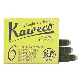 Kaweco 10001220 Neon Sarı 6'lı Kartuş
