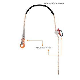 Kaya Safety WPLWAK-6A 3 m Konumlandırma Lanyardı