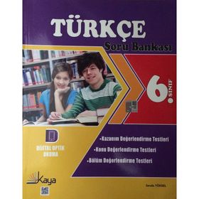 Kaya Yayınları 6. Sınıf Türkçe Soru Bankası Yeni Müfredat