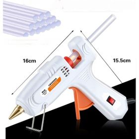 Kayasan 60-100 W 15 Kalın Mum Beyaz Silikon Tabancası