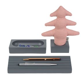 Kayigo Woody Pembe Çam Üçlü Set Organizer