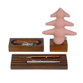 Kayigo Woody Pembe Çam Üçlü Set Organizer