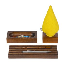 Kayigo Woody Sarı Ladin Üçlü Set Organizer