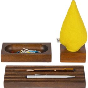 Kayigo Woody Sarı Ladin Üçlü Set Organizer