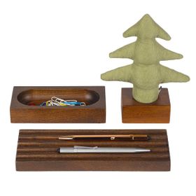 Kayigo Woody Yeşil Çam Üçlü Set Organizer
