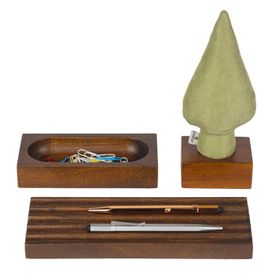 Kayigo Woody Yeşil Selvi Üçlü Set Organizer