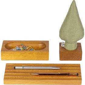 Kayigo Woody Yeşil Selvi Üçlü Set Organizer