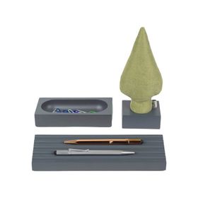 Kayigo Woody Yeşil Selvi Üçlü Set Organizer