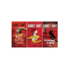 Kayıp Tanrılar Ülkesi - Kırlangıç Çığlığı + Aşkımız Eski Bir Roman : Ahmet Ümit 3 Kitap Set