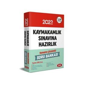 Kaymakamlık Sınavına Hazırlık Tamamı Çözümlü Soru Bankası
