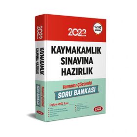 Kaymakamlık Sınavına Hazırlık Tamamı Çözümlü Soru Bankası