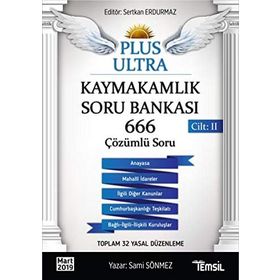Kaymakamlık Soru Bankası 666 Çözümlü Soru-Cilt 2 - Sami Sönmez