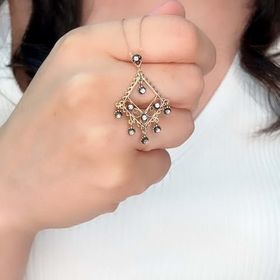 Kayra Mücevher ELK39 Telkari Elmas Kolye