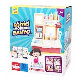 Kayyum 7040 Pembe Eğitici Sesli ve Müzikli Modern Banyo