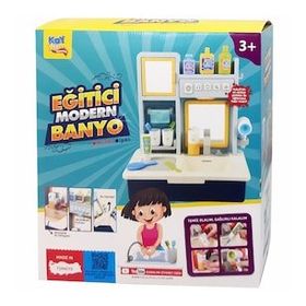 Kayyum Mavi Eğitici Sesli ve Müzikli Modern Banyo Lavabo 7041