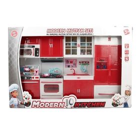 Kayyum Oyuncak 1014 Işıklı Sesli Dörtlü Modern Mutfak Seti