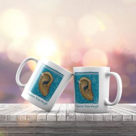 KB244 Vincent Van Gogh Kulak Baskılı Fincan Kupa Bardak