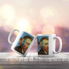 KB246 Kesik Kulak Vincent Van Gogh Baskılı Fincan Kupa Bardak