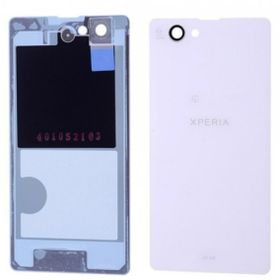 Kdr Sony Xperia Z1 Mini D5503 Beyaz Arka Pil Batarya Kapağı