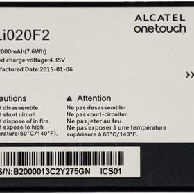 Kdr TLI020F2 Alcatel Fıercez Batarya Pil