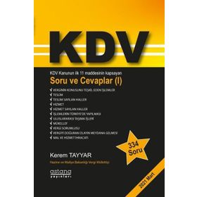 KDV Soru ve Cevaplar 1 - Kerem Tayyar - Astana Yayınları
