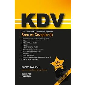 KDV Soru ve Cevaplar 1 - Kerem Tayyar - Astana Yayınları