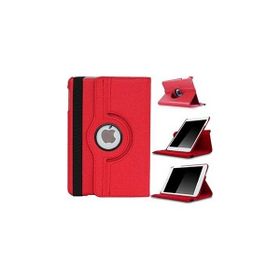 Kea Apple iPad Air iPad 5 360 Derece Dönebilen Standlı Kırmızı Kılıf