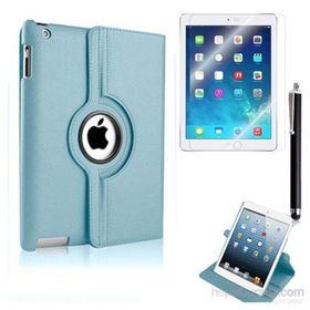 Kea Apple iPad Air iPad 5 360 Derece Dönebilen Standlı Mavi Kılıf